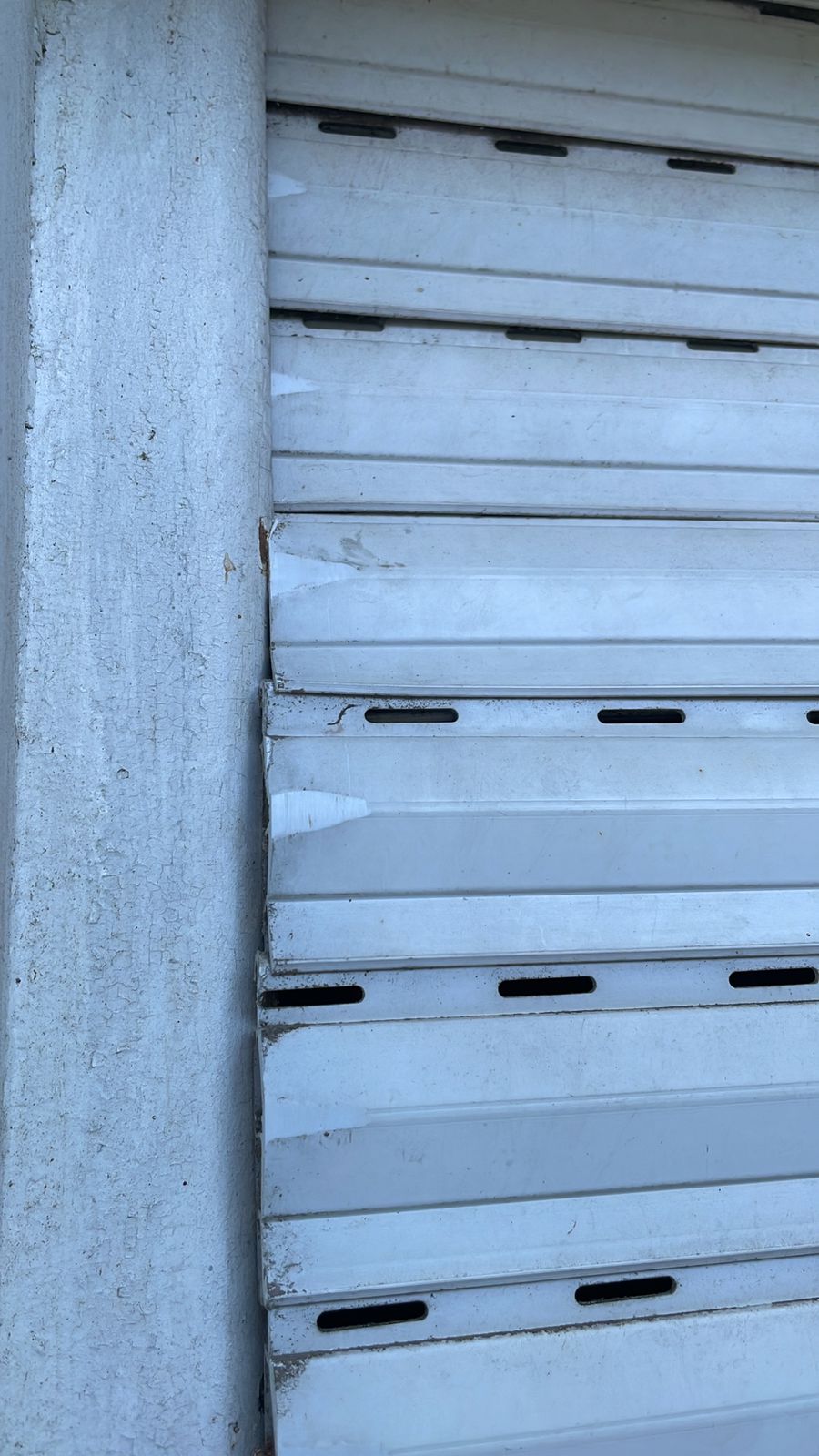 persiana enrollable reparada correctamente